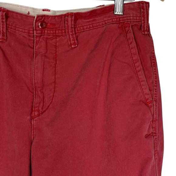 POLO RALPH LAUREN Men's Relaxed fit Medium Red Cotton Flat Front Shorts - Picture 2 of 9